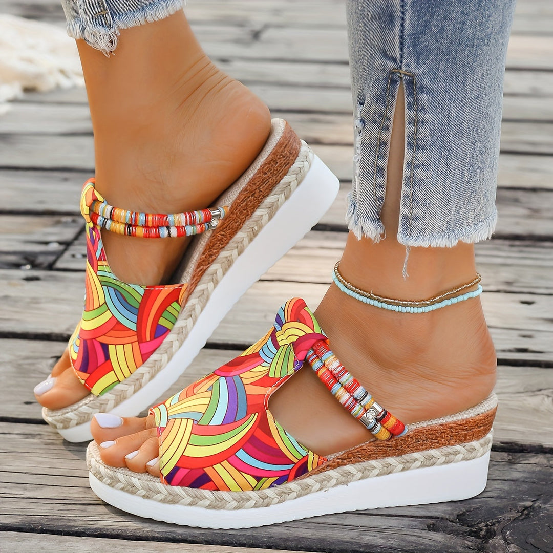 Mira | Summer Wedge Sandals