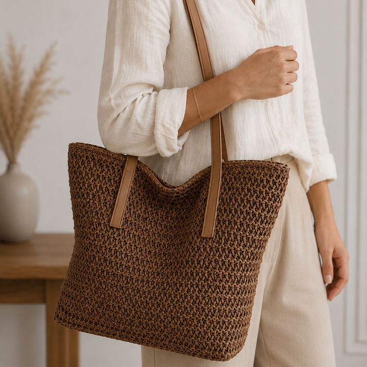 The Riviera Woven Tote