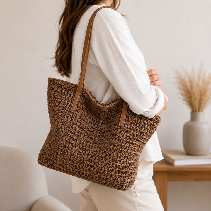 The Riviera Woven Tote