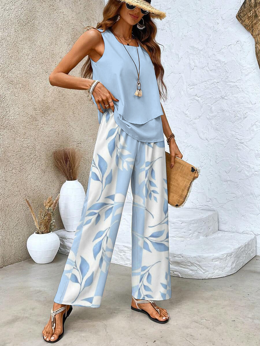 Nancy | Breathable Sleeveless Summer Set