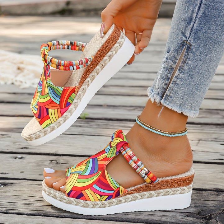 Mira | Summer Wedge Sandals