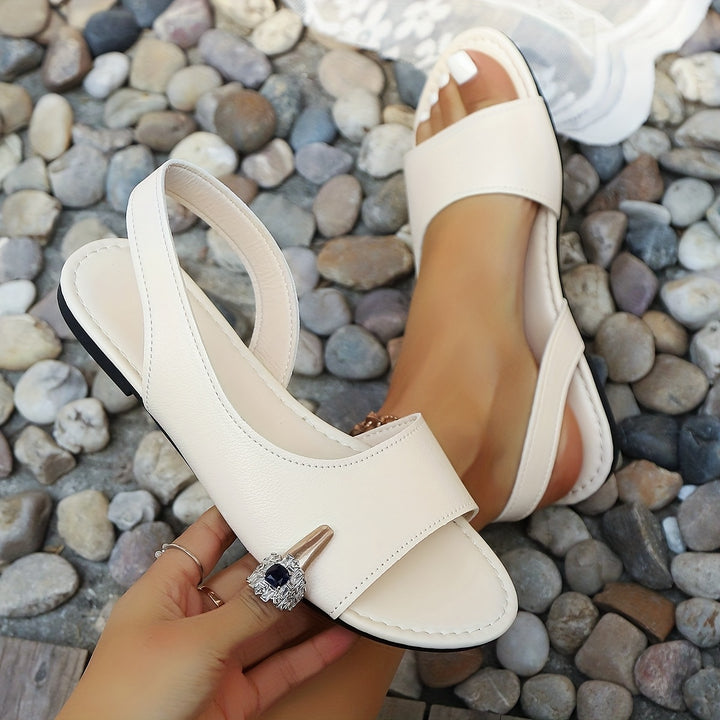 Lyne | Comfortable Minimalist Flat Sandals