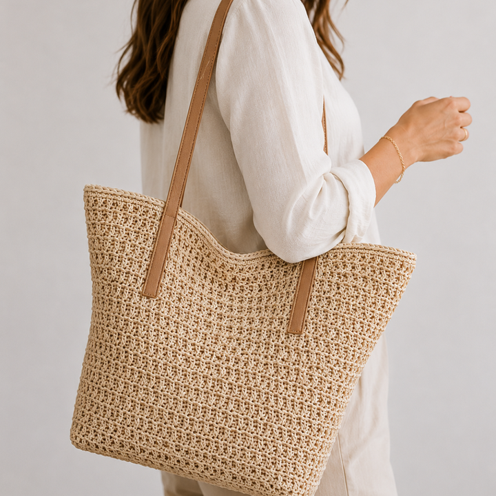 The Riviera Woven Tote