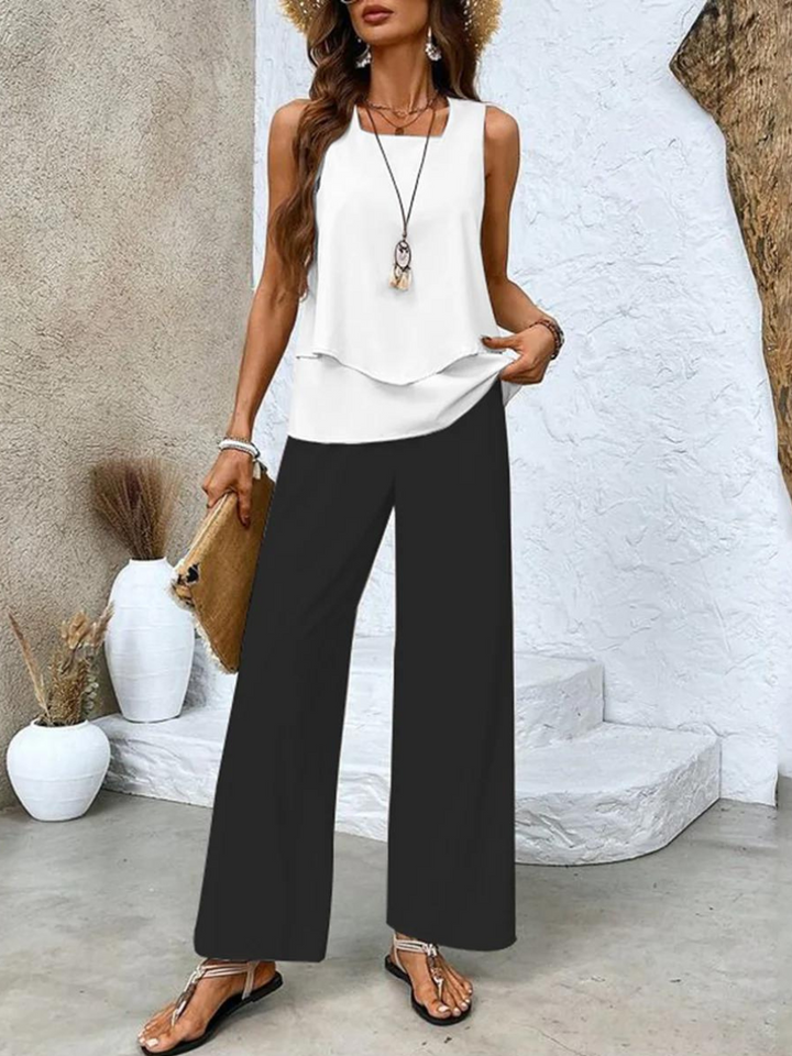 Nancy | Breathable Sleeveless Summer Set