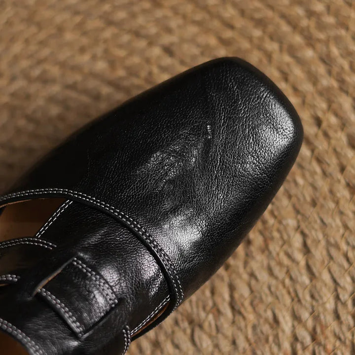 Andie Genuine Leather Mules