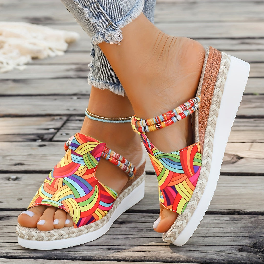 Mira | Summer Wedge Sandals