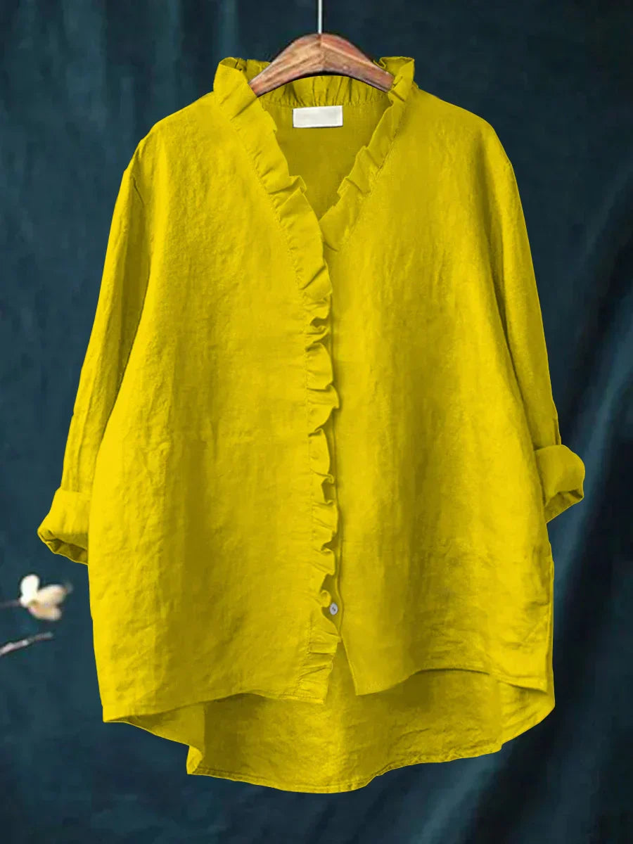 Marja | Blouse with Ruffles