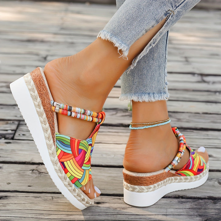 Mira | Summer Wedge Sandals