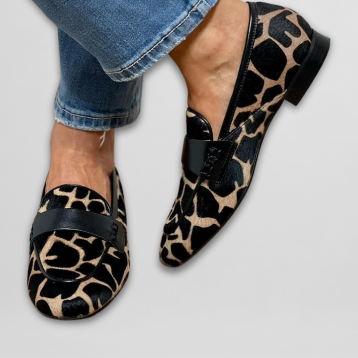 Loafer with Animal Print