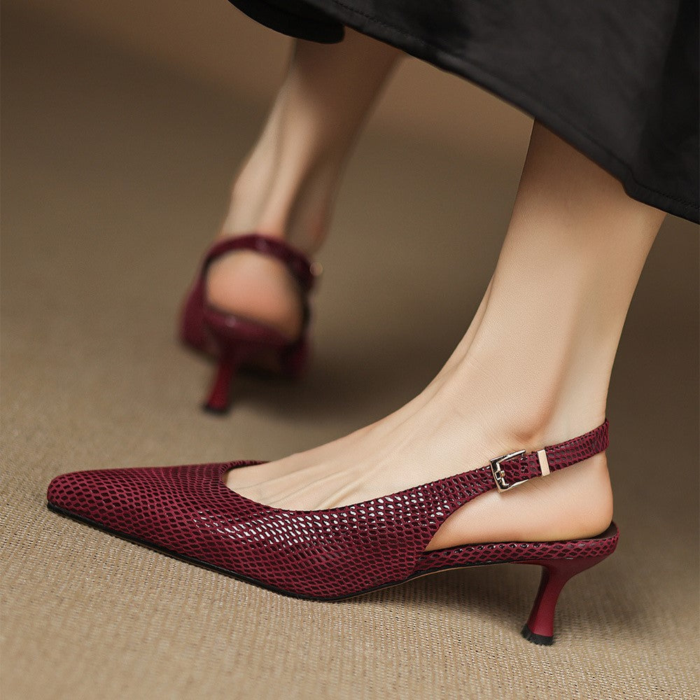 Céliane Pointed Slingback Heels