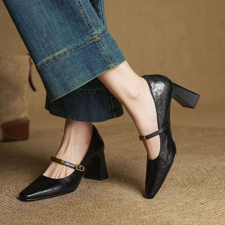 Marleon Strap Pumps
