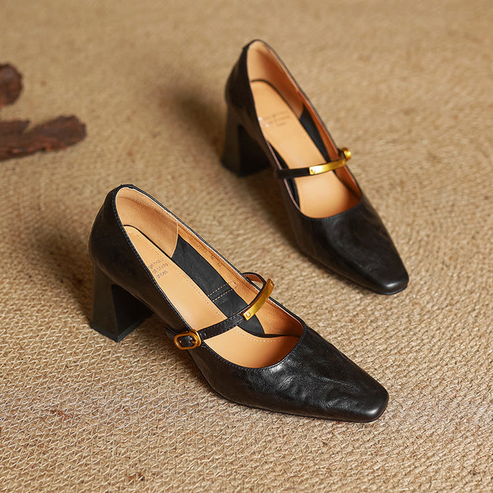 Marleon Strap Pumps