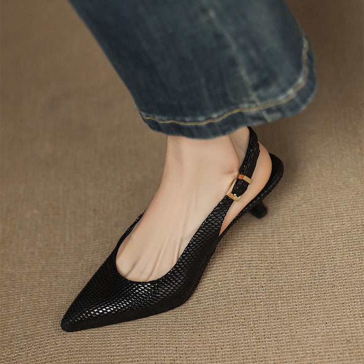 Céliane Pointed Slingback Heels