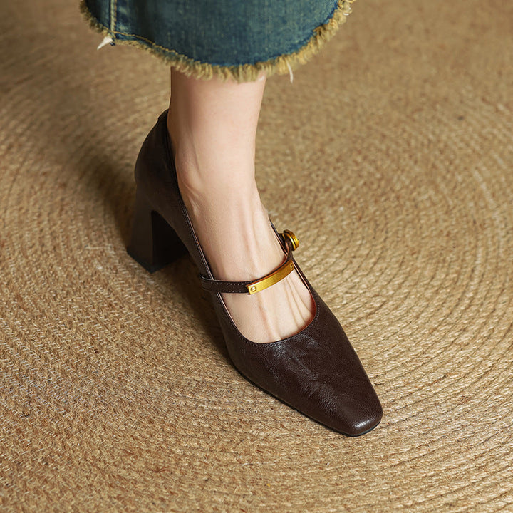 Marleon Strap Pumps