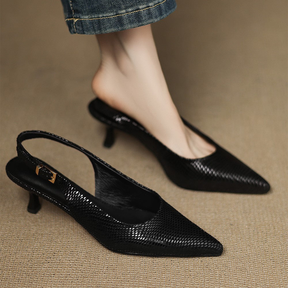 Céliane Pointed Slingback Heels