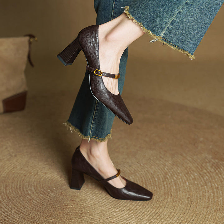 Marleon Strap Pumps