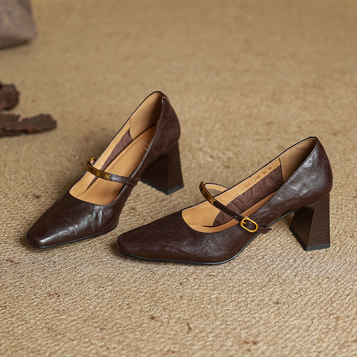 Marleon Strap Pumps