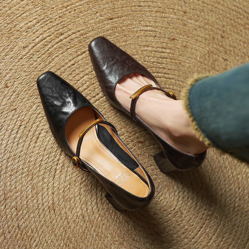 Marleon Strap Pumps