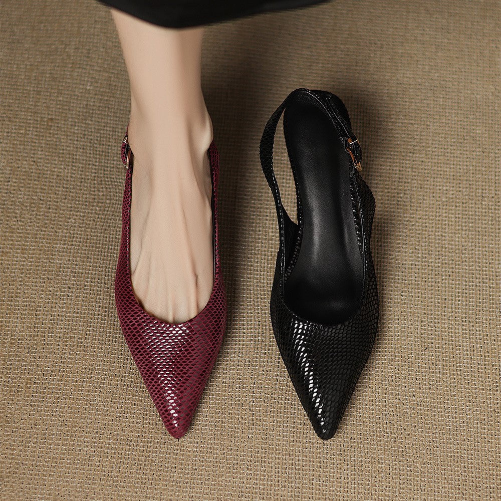Céliane Pointed Slingback Heels