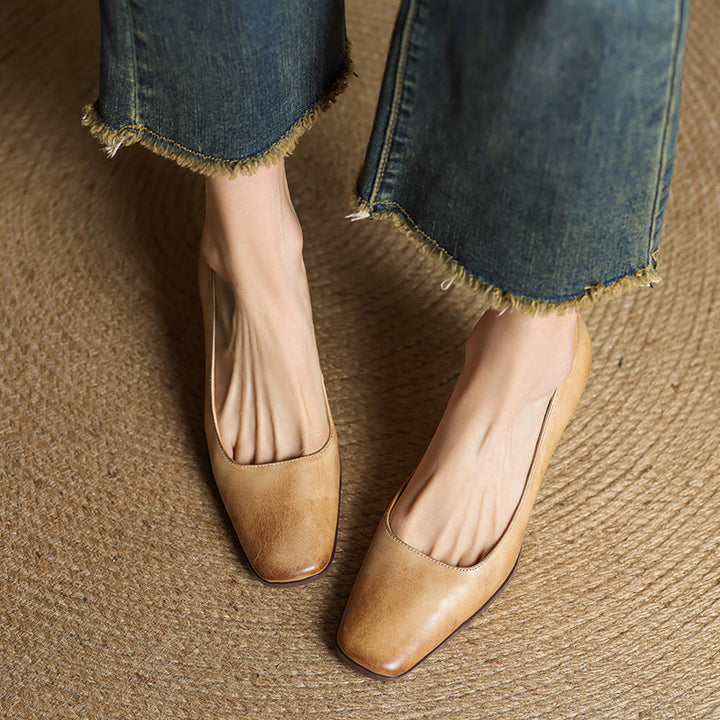 Elviera Square Pumps