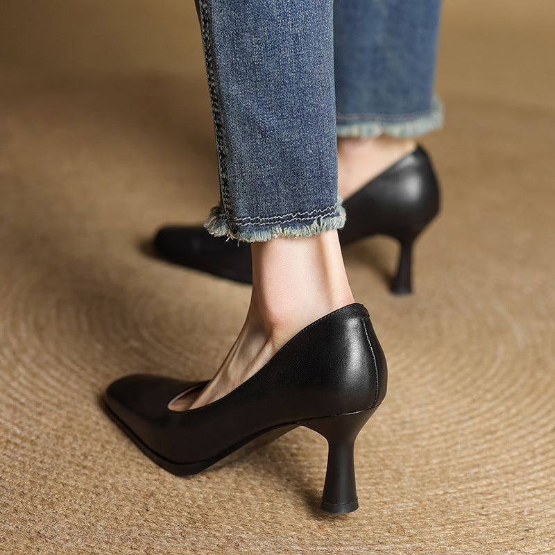 Elviera Square Pumps