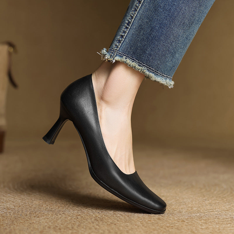 Elviera Square Pumps