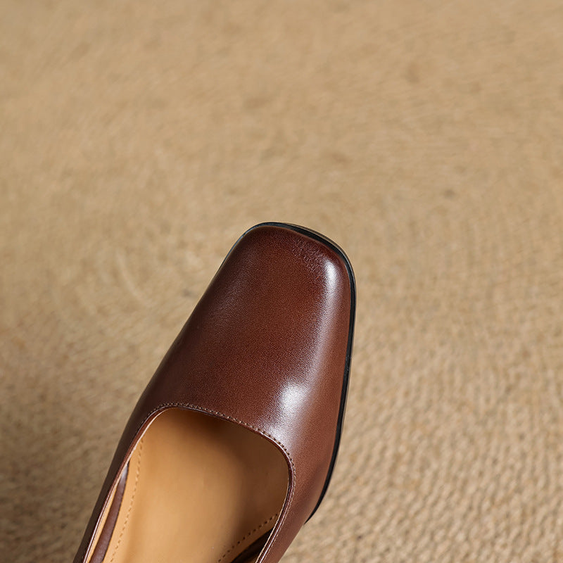 Elviera Square Pumps