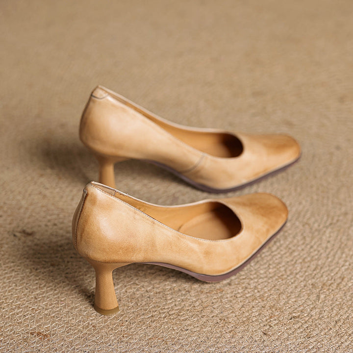 Elviera Square Pumps
