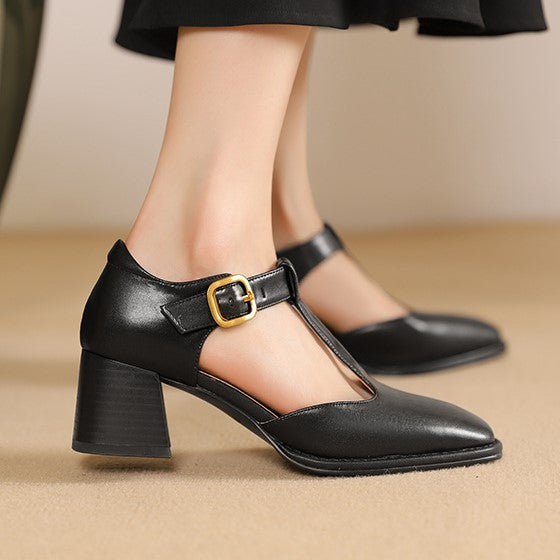 Marcele T-Strap Pumps