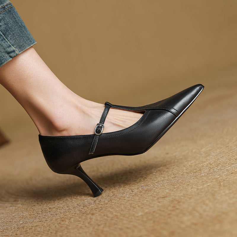 Aveline T-strap Pumps