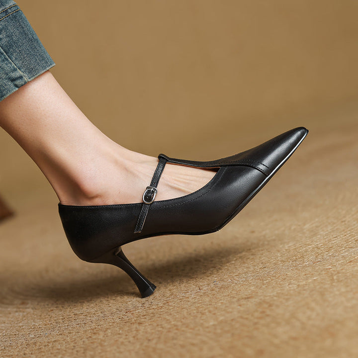 Aveline T-strap Pumps