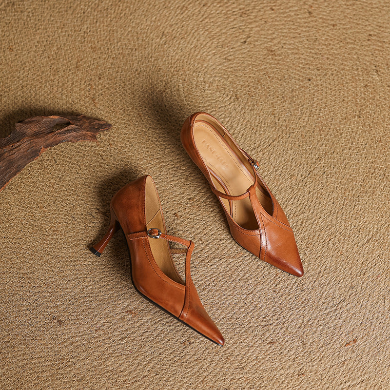 Aveline T-strap Pumps