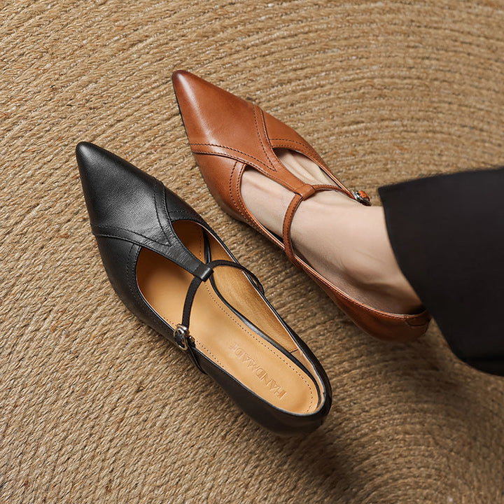 Aveline T-strap Pumps