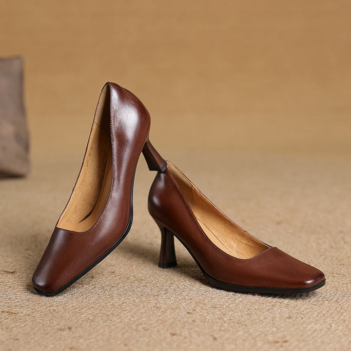 Elviera Square Pumps