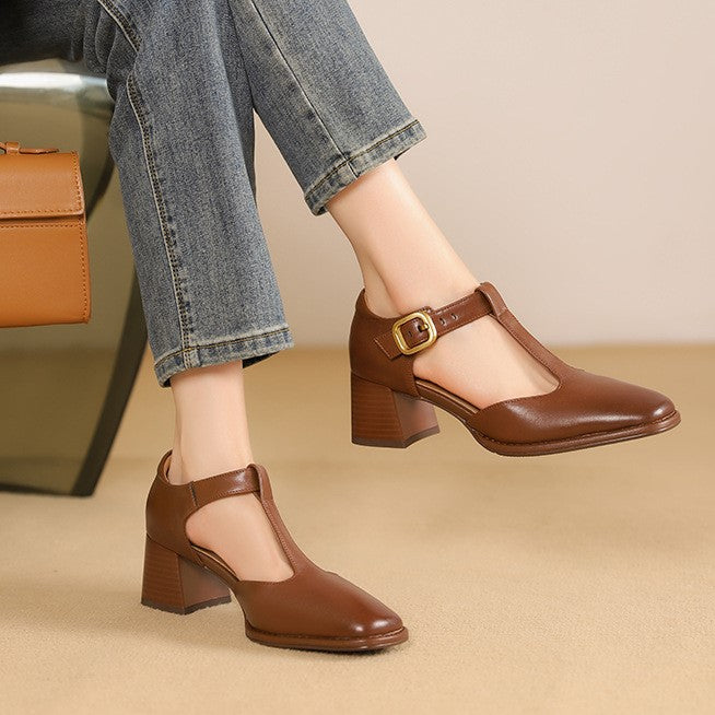 Marcele T-Strap Pumps