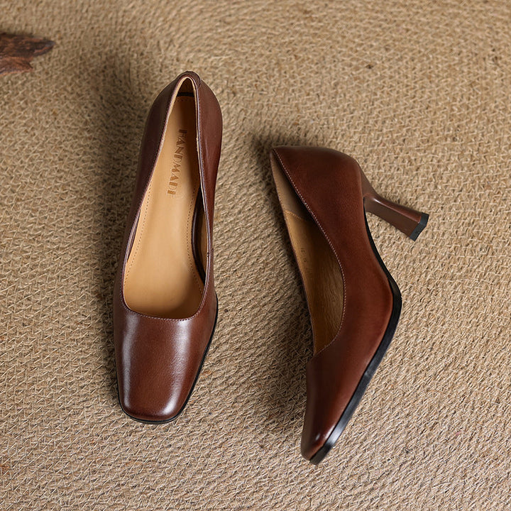 Elviera Square Pumps