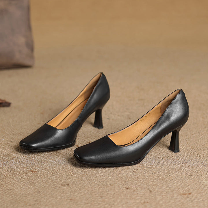 Elviera Square Pumps