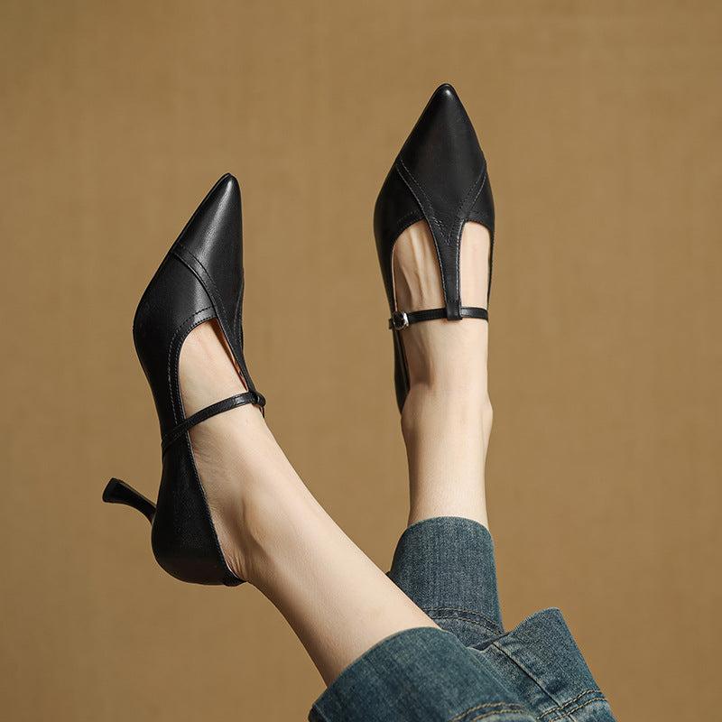 Aveline T-strap Pumps