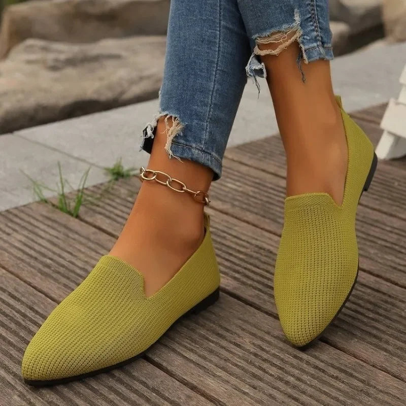 Elara | Knit Loafers