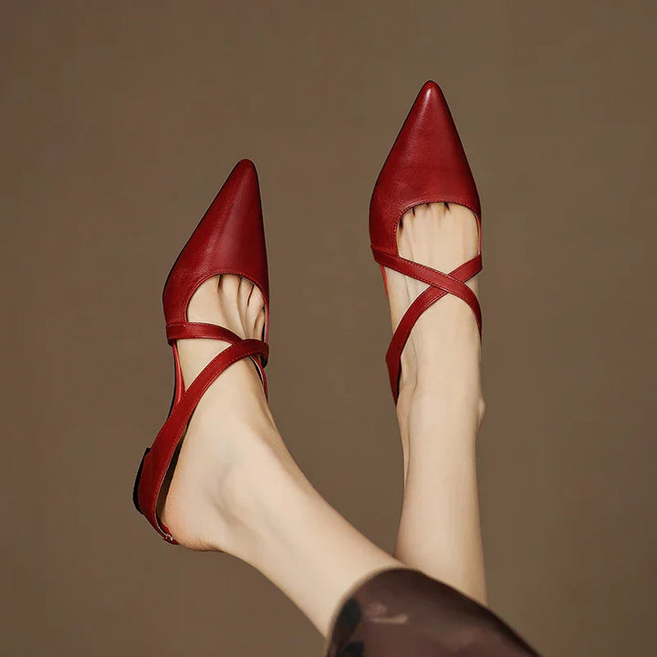 Genuine Leather Mules