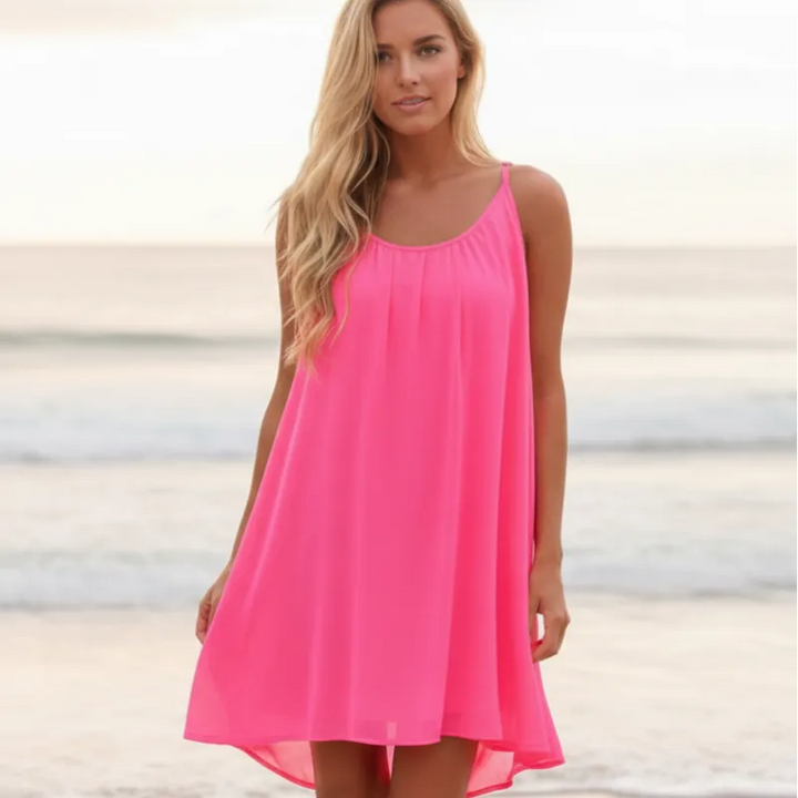 Sleeveless Summer Beach Cover Up Dress