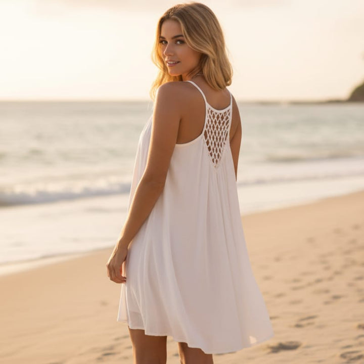 Sleeveless Summer Beach Cover Up Dress