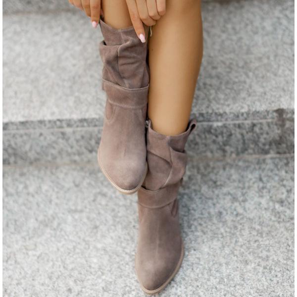 Leather-Style Boots
