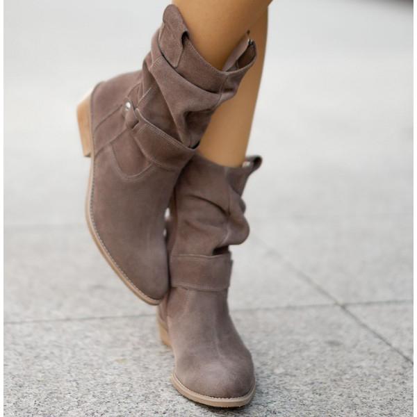Leather-Style Boots