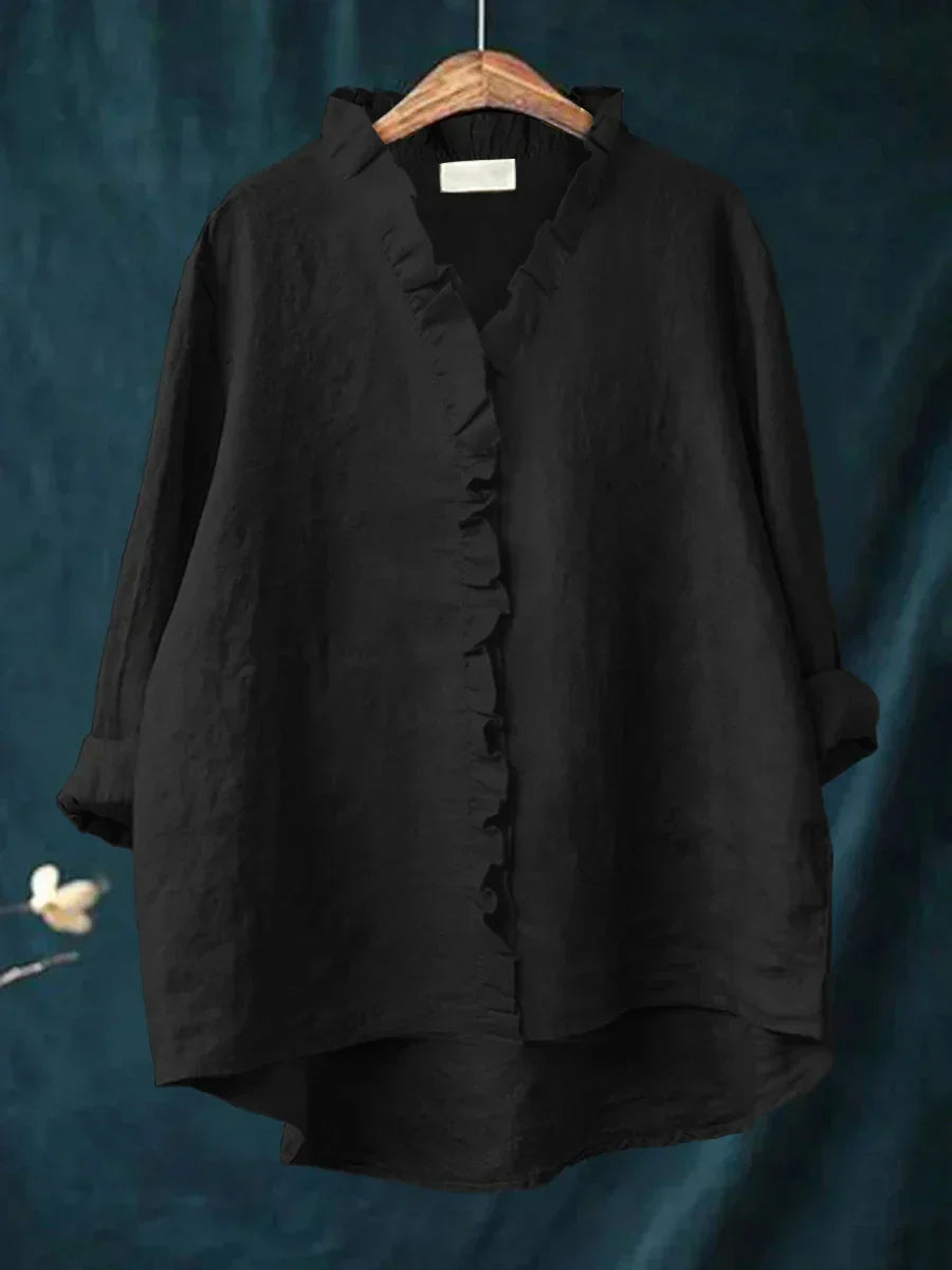 Marja | Blouse with Ruffles