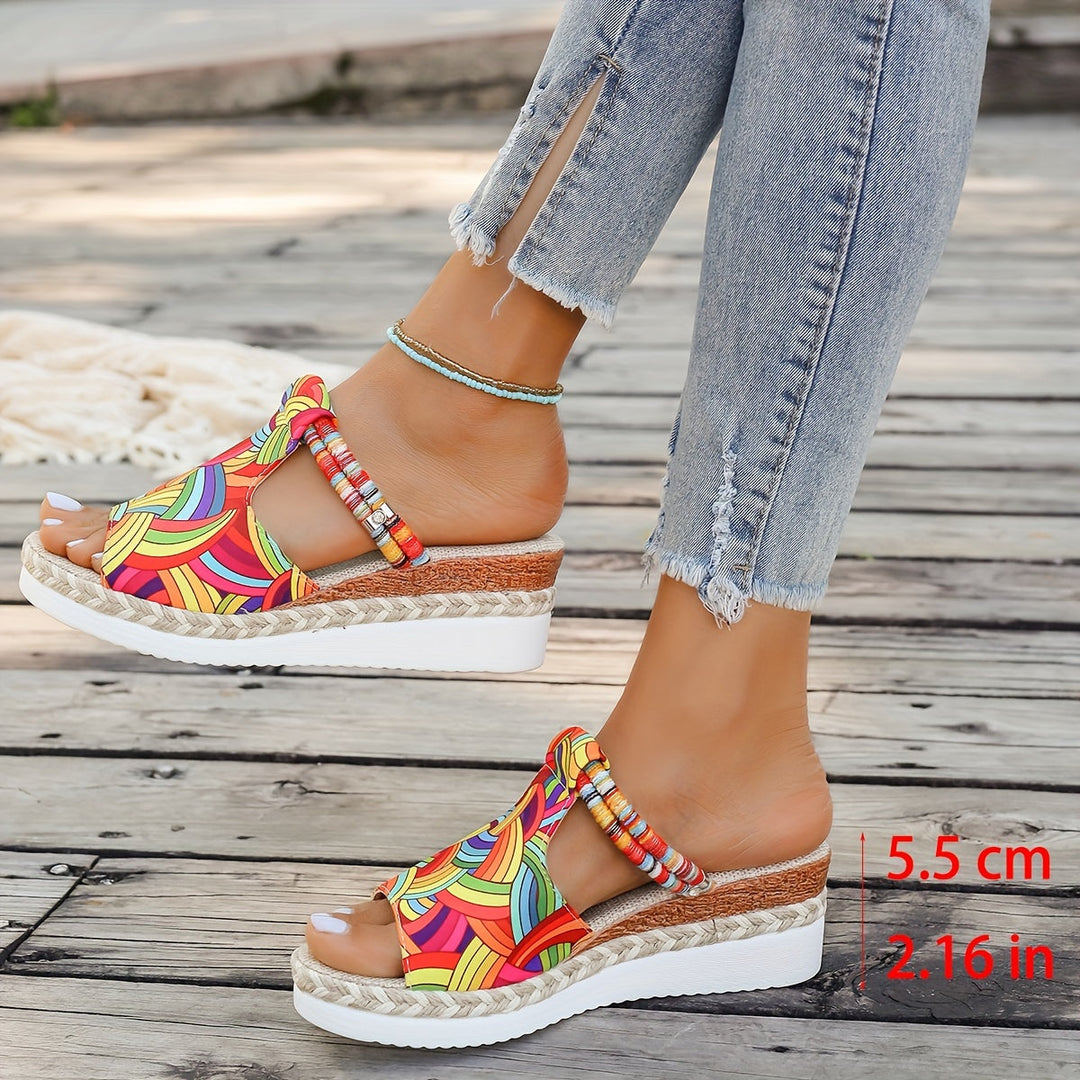 Mira | Summer Wedge Sandals