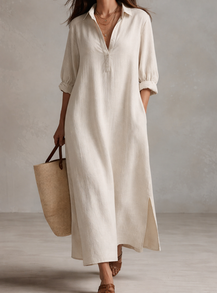 WREN | Quiet Nomad White Midi Dress
