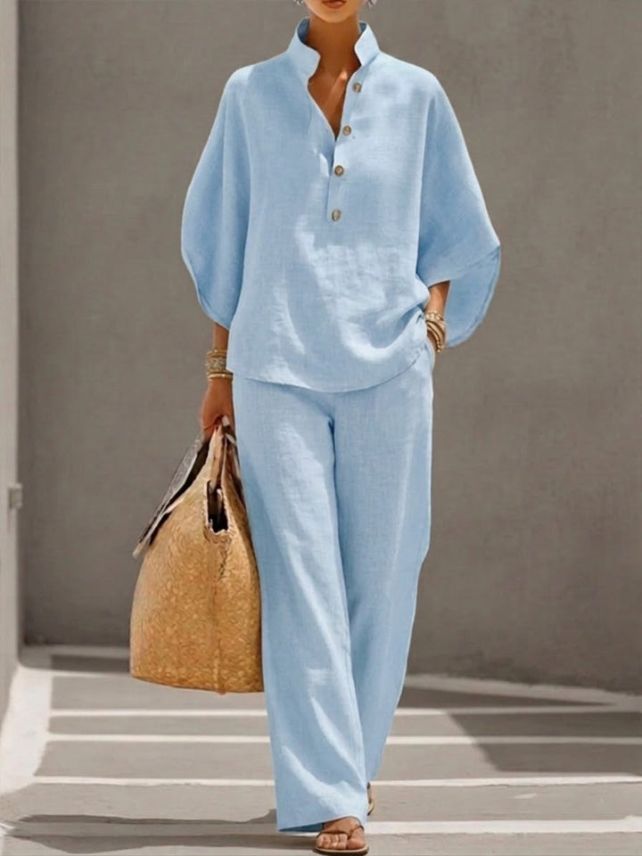 Lisette | Women’s Batwing Sleeve Two-Piece Set.