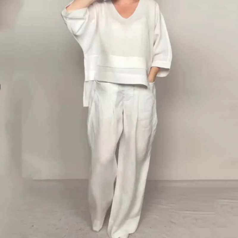 Sienna™ | Loose-Fit Minimalist Two-Piece Outfit™